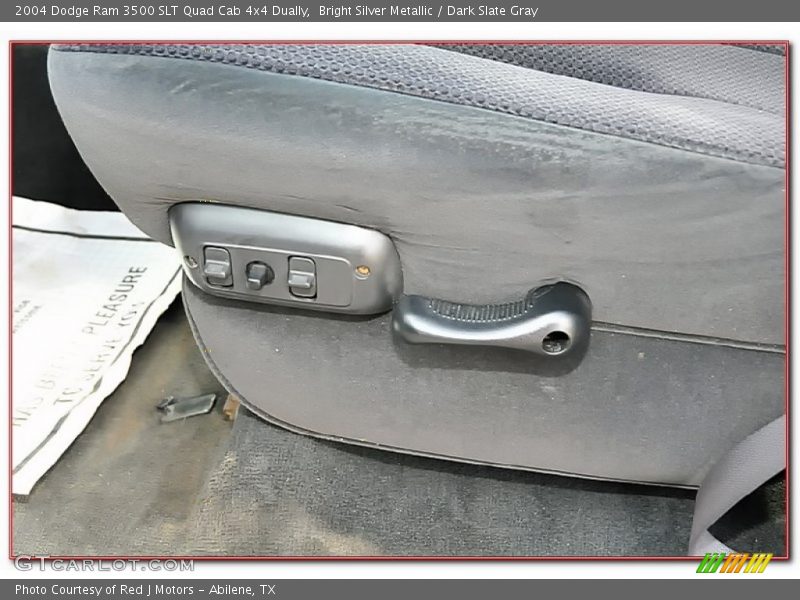 Bright Silver Metallic / Dark Slate Gray 2004 Dodge Ram 3500 SLT Quad Cab 4x4 Dually