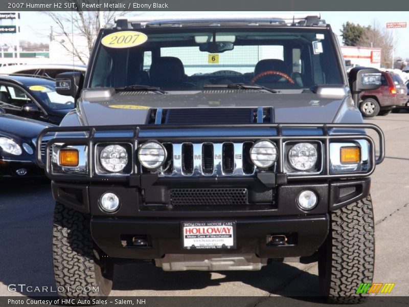 Pewter Metallic / Ebony Black 2007 Hummer H2 SUT