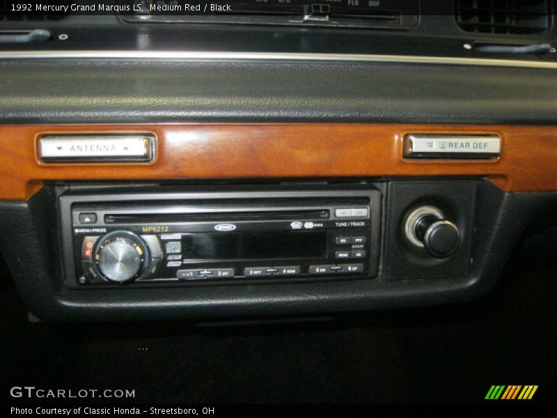 Medium Red / Black 1992 Mercury Grand Marquis LS