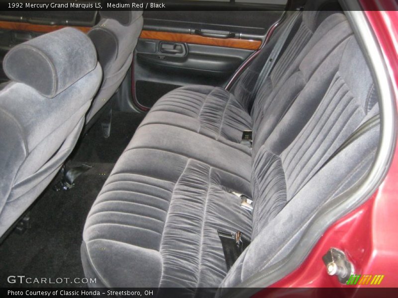 Medium Red / Black 1992 Mercury Grand Marquis LS