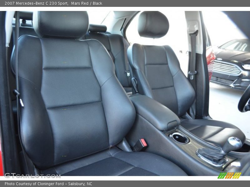 Mars Red / Black 2007 Mercedes-Benz C 230 Sport