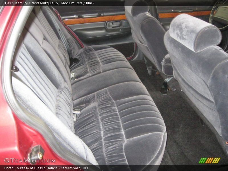 Medium Red / Black 1992 Mercury Grand Marquis LS