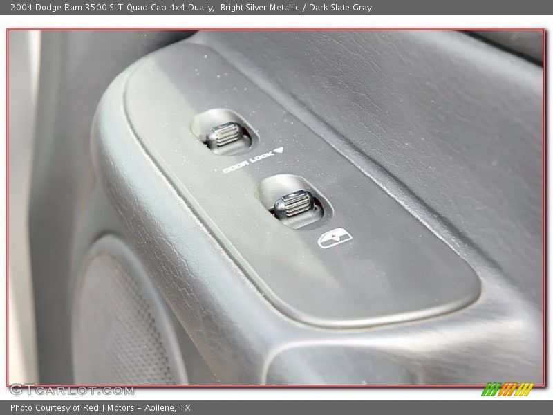 Bright Silver Metallic / Dark Slate Gray 2004 Dodge Ram 3500 SLT Quad Cab 4x4 Dually