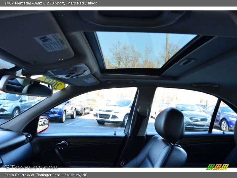 Mars Red / Black 2007 Mercedes-Benz C 230 Sport