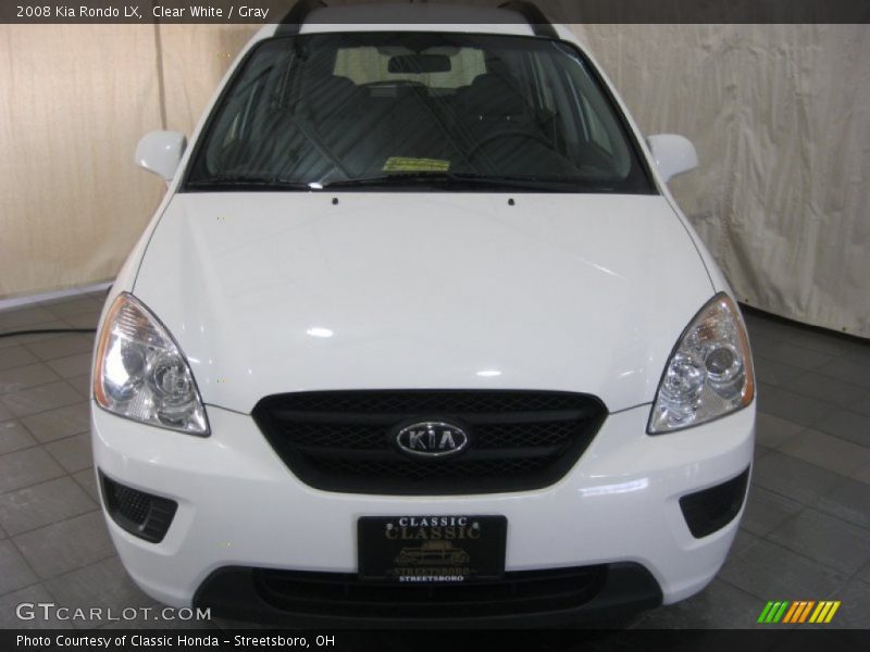 Clear White / Gray 2008 Kia Rondo LX