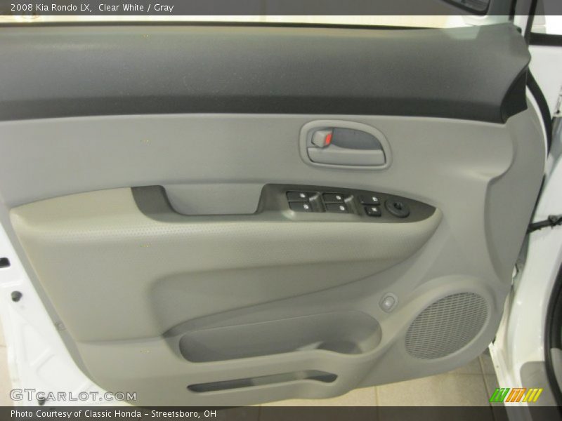 Clear White / Gray 2008 Kia Rondo LX