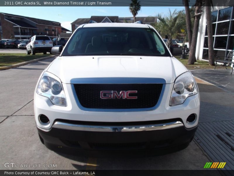 White Diamond Tintcoat / Light Titanium 2011 GMC Acadia SL