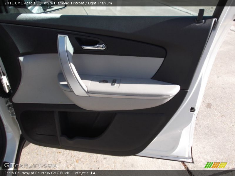 White Diamond Tintcoat / Light Titanium 2011 GMC Acadia SL