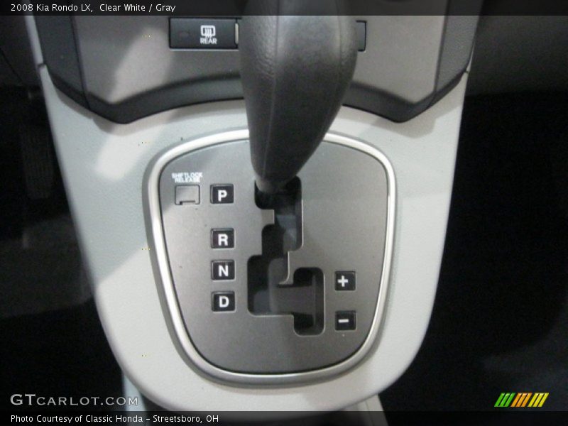 Clear White / Gray 2008 Kia Rondo LX