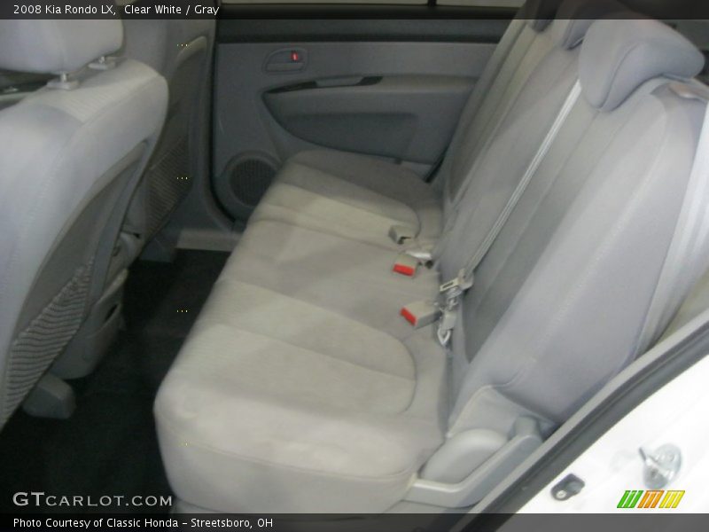 Clear White / Gray 2008 Kia Rondo LX