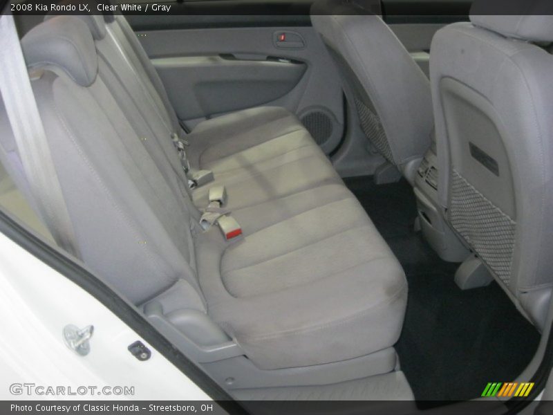 Clear White / Gray 2008 Kia Rondo LX
