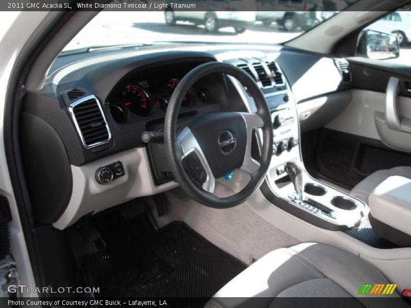 White Diamond Tintcoat / Light Titanium 2011 GMC Acadia SL