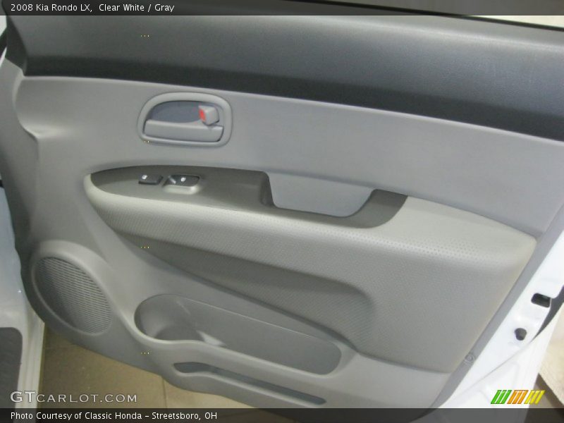 Clear White / Gray 2008 Kia Rondo LX