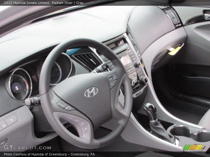 Radiant Silver / Gray 2013 Hyundai Sonata Limited