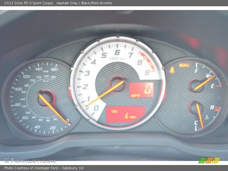 Asphalt Gray / Black/Red Accents 2013 Scion FR-S Sport Coupe