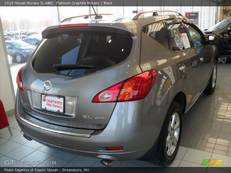 Platinum Graphite Metallic / Black 2010 Nissan Murano SL AWD