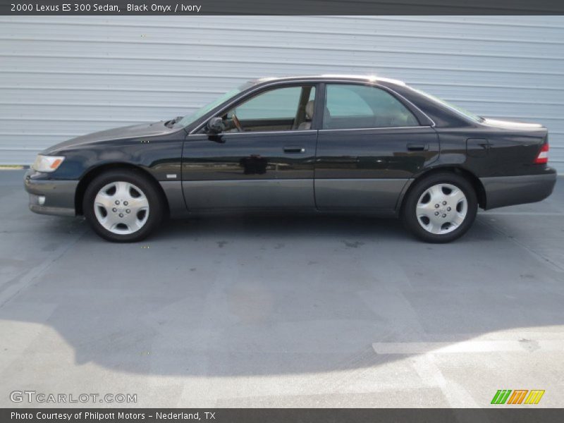 Black Onyx / Ivory 2000 Lexus ES 300 Sedan