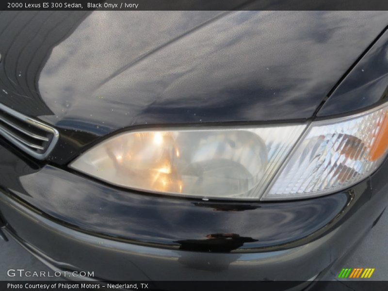 Black Onyx / Ivory 2000 Lexus ES 300 Sedan