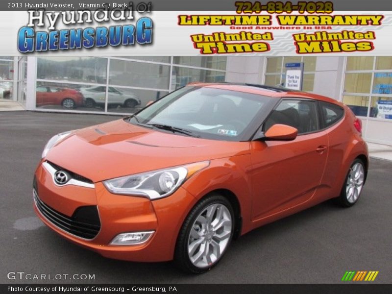 Vitamin C / Black 2013 Hyundai Veloster