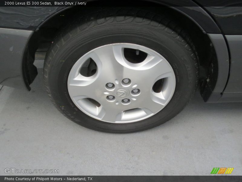 Black Onyx / Ivory 2000 Lexus ES 300 Sedan