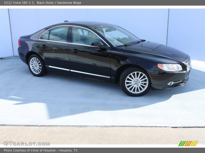 Black Stone / Sandstone Beige 2012 Volvo S80 3.2