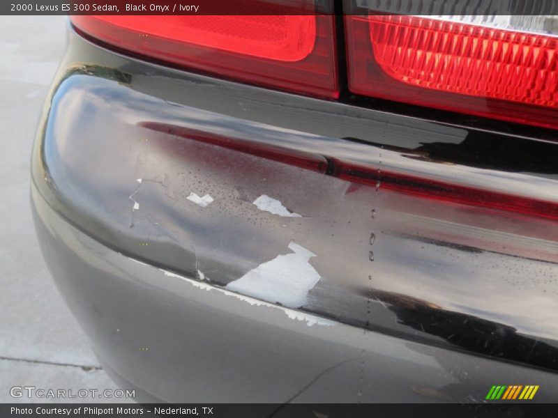 Black Onyx / Ivory 2000 Lexus ES 300 Sedan