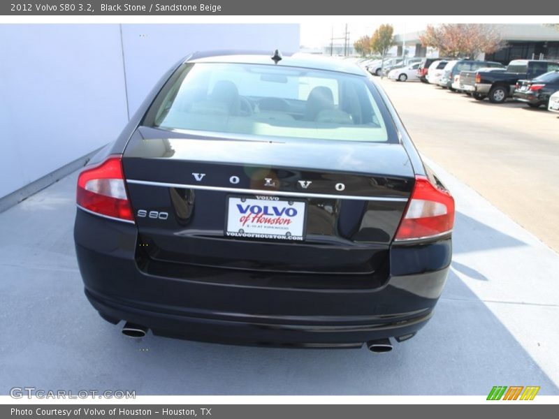Black Stone / Sandstone Beige 2012 Volvo S80 3.2