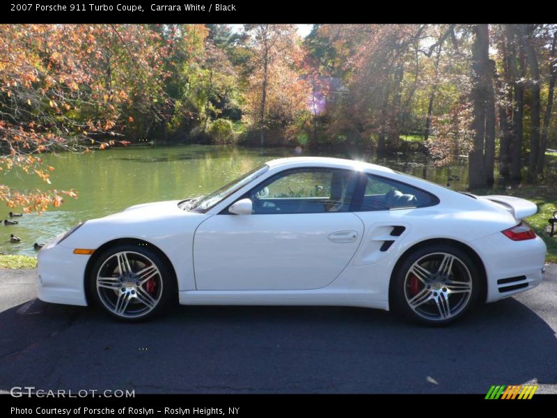 Carrara White / Black 2007 Porsche 911 Turbo Coupe