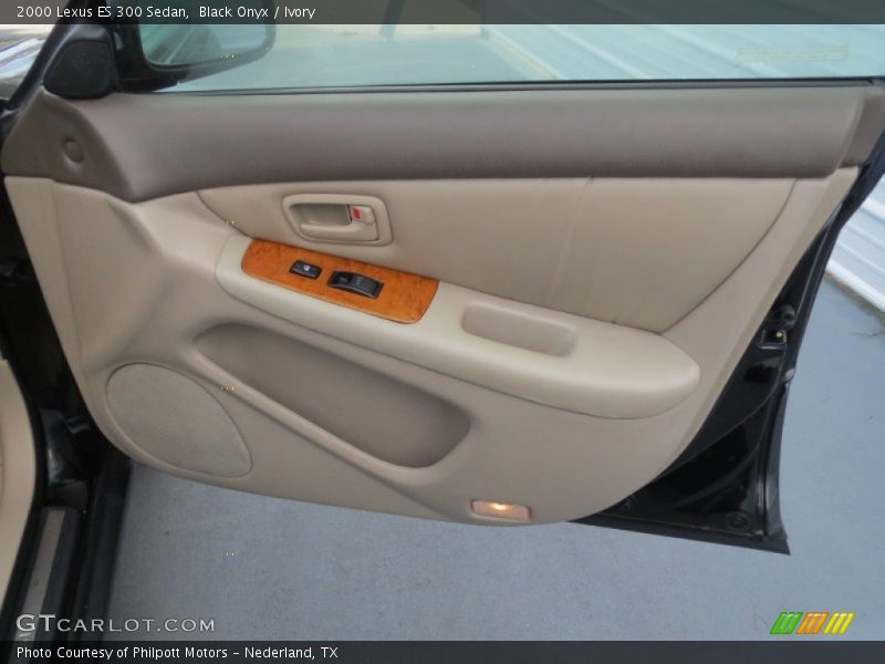 Black Onyx / Ivory 2000 Lexus ES 300 Sedan
