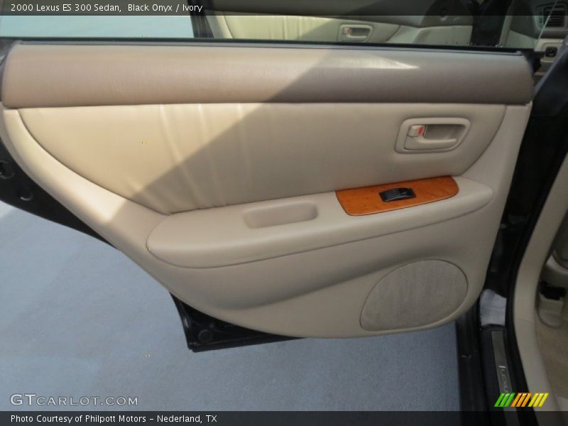 Black Onyx / Ivory 2000 Lexus ES 300 Sedan