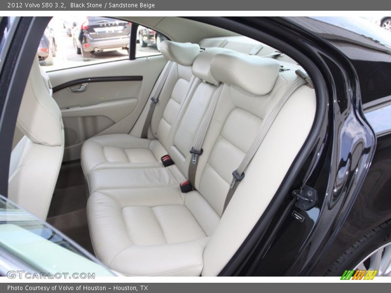 Rear Seat of 2012 S80 3.2