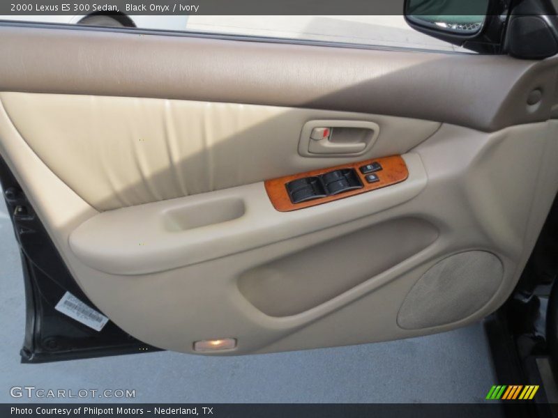 Black Onyx / Ivory 2000 Lexus ES 300 Sedan