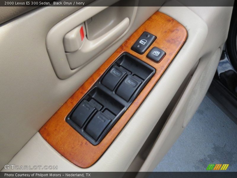 Black Onyx / Ivory 2000 Lexus ES 300 Sedan