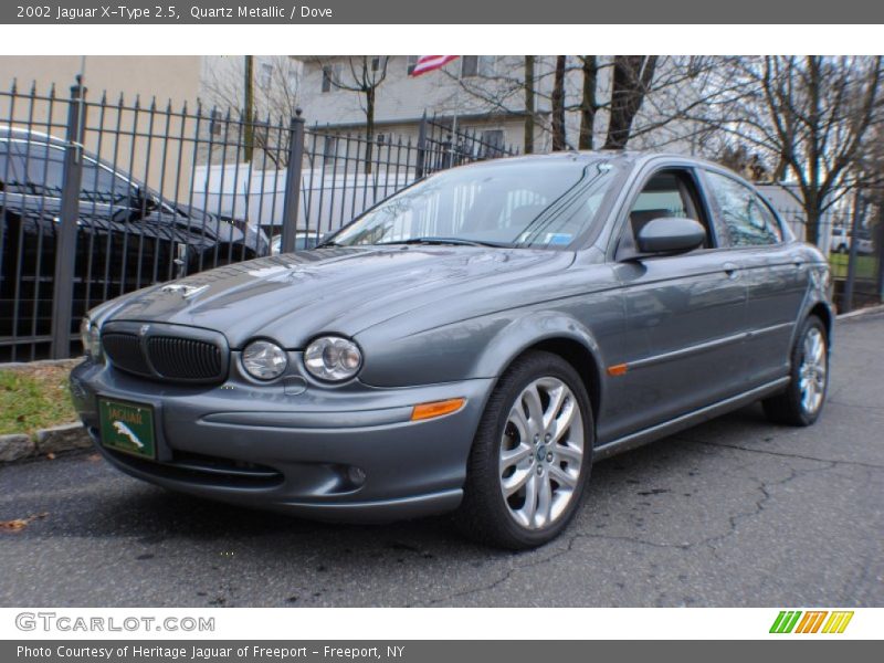 Quartz Metallic / Dove 2002 Jaguar X-Type 2.5