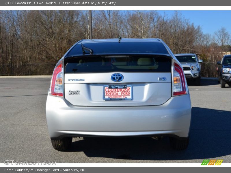 Classic Silver Metallic / Misty Gray 2013 Toyota Prius Two Hybrid