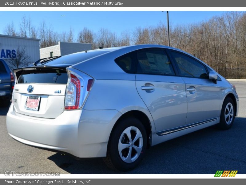 Classic Silver Metallic / Misty Gray 2013 Toyota Prius Two Hybrid