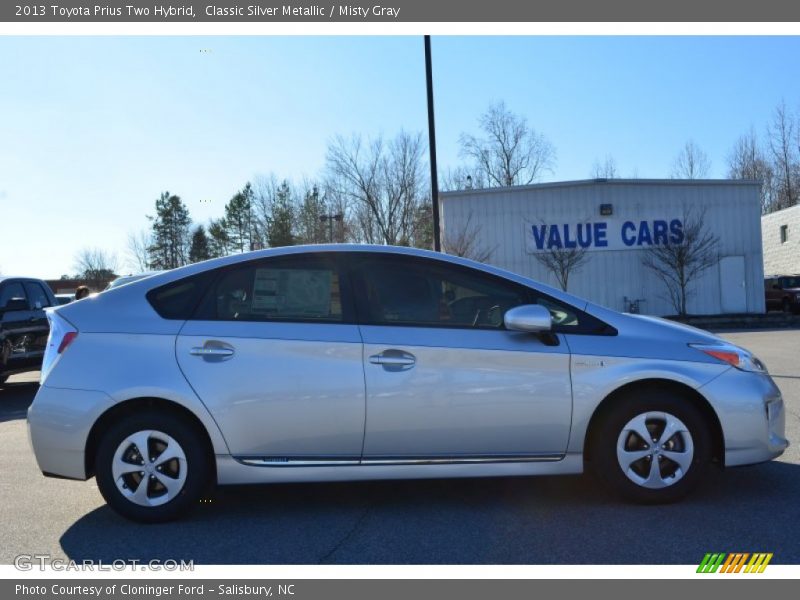 Classic Silver Metallic / Misty Gray 2013 Toyota Prius Two Hybrid