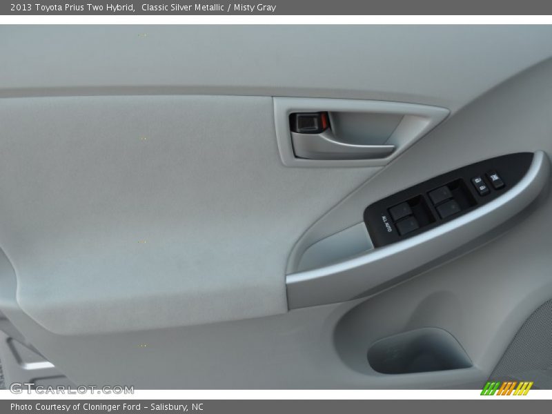Classic Silver Metallic / Misty Gray 2013 Toyota Prius Two Hybrid