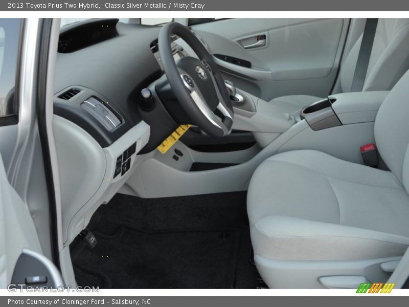 Classic Silver Metallic / Misty Gray 2013 Toyota Prius Two Hybrid