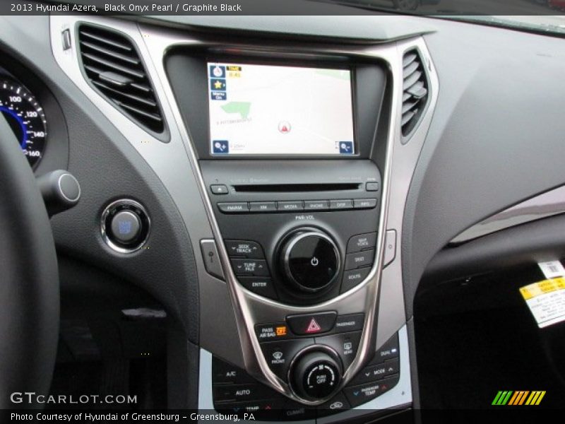 Black Onyx Pearl / Graphite Black 2013 Hyundai Azera