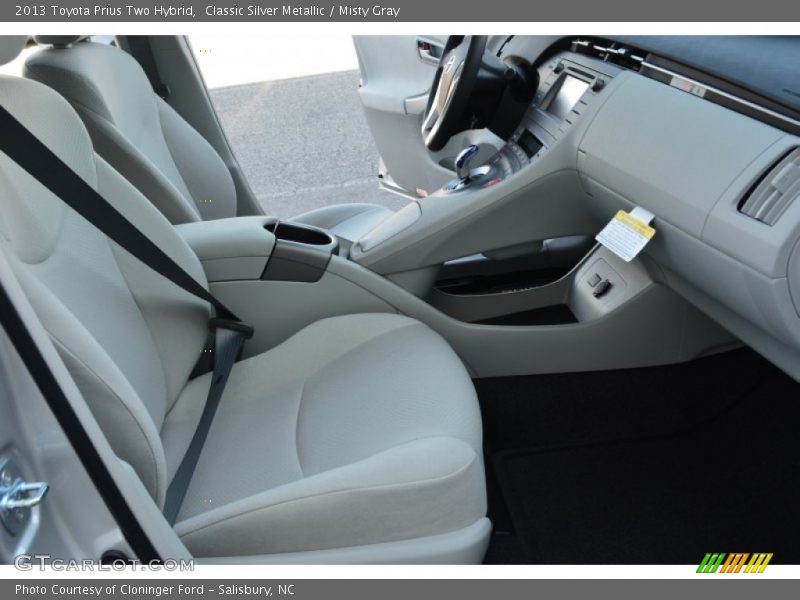 Classic Silver Metallic / Misty Gray 2013 Toyota Prius Two Hybrid