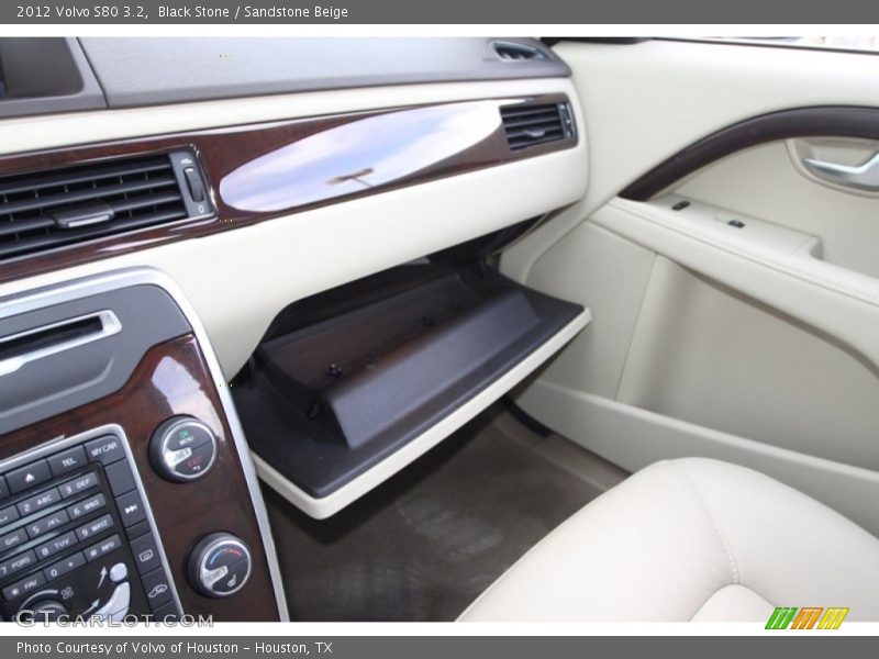 Black Stone / Sandstone Beige 2012 Volvo S80 3.2