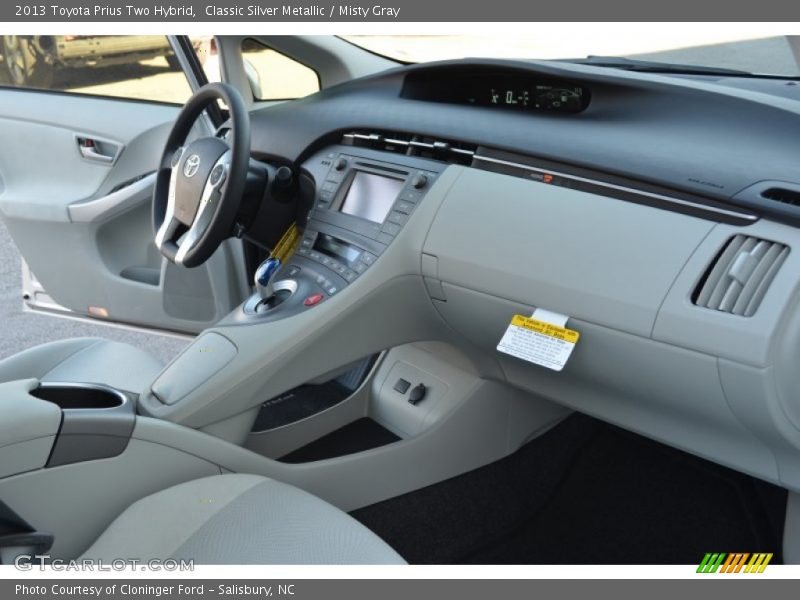 Classic Silver Metallic / Misty Gray 2013 Toyota Prius Two Hybrid