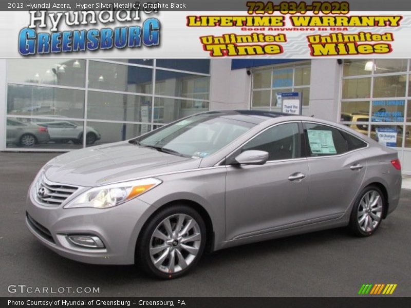 Hyper Silver Metallic / Graphite Black 2013 Hyundai Azera