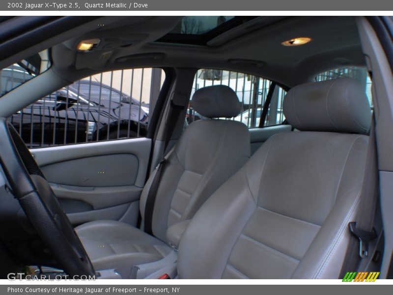 Quartz Metallic / Dove 2002 Jaguar X-Type 2.5