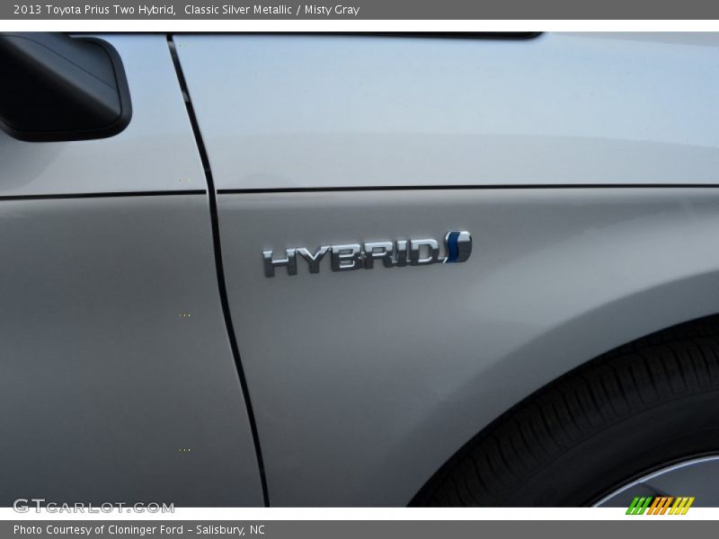 Classic Silver Metallic / Misty Gray 2013 Toyota Prius Two Hybrid