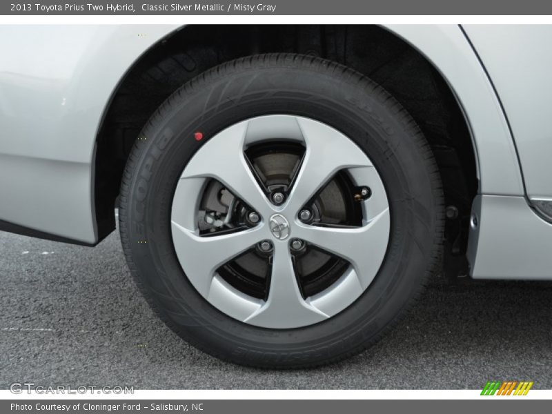 Classic Silver Metallic / Misty Gray 2013 Toyota Prius Two Hybrid
