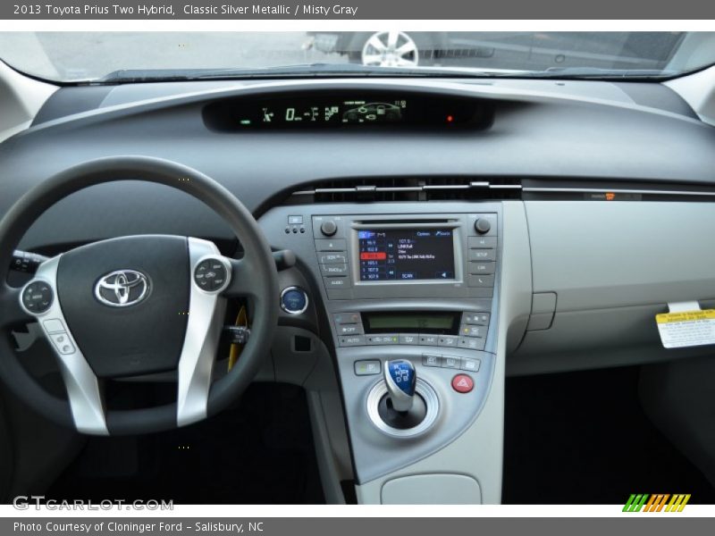 Classic Silver Metallic / Misty Gray 2013 Toyota Prius Two Hybrid