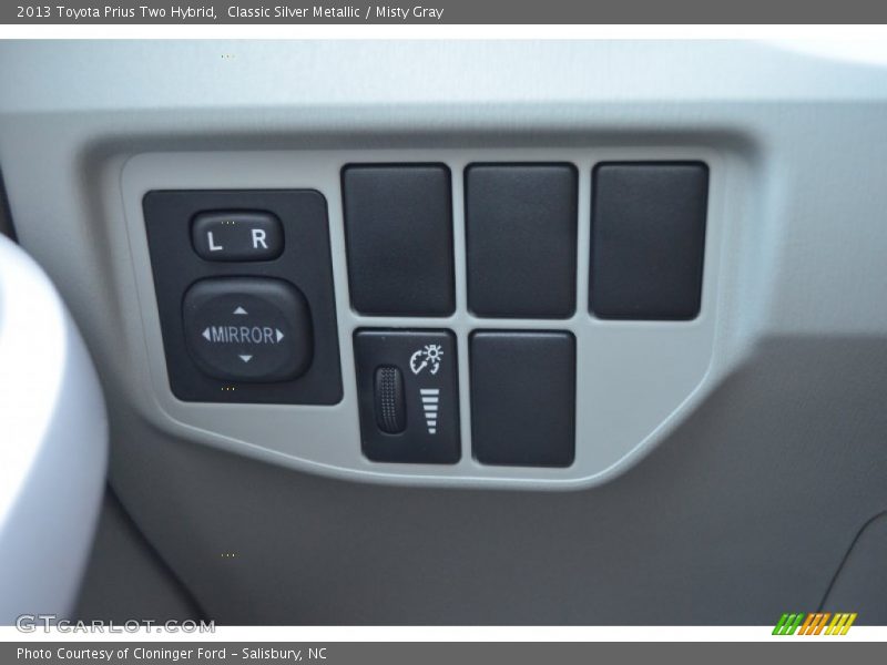 Classic Silver Metallic / Misty Gray 2013 Toyota Prius Two Hybrid