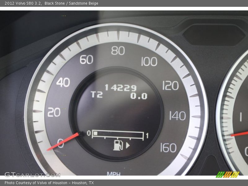 Black Stone / Sandstone Beige 2012 Volvo S80 3.2